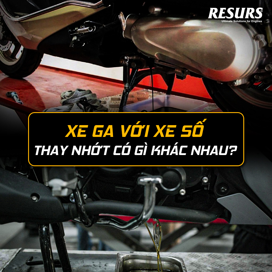 Xe ga với xe số: chăm nhớt có khác nhau không?